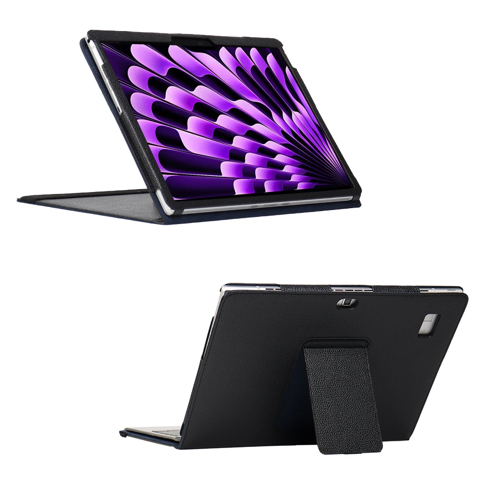 Luxury Litchi Pattern PU Leather Tablet Case with Stand Cover