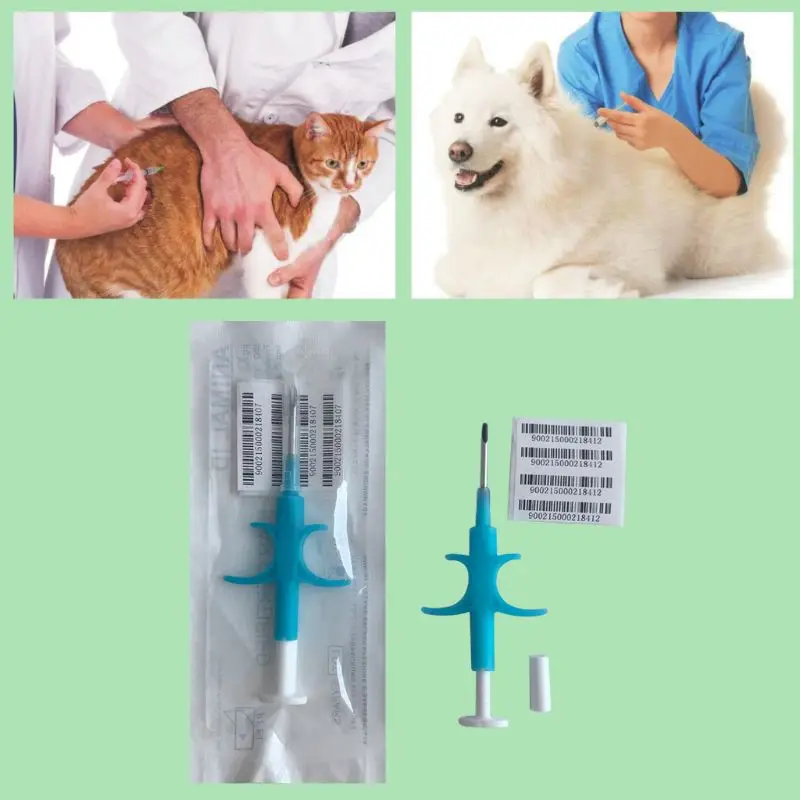 50JC 6 bag/set Animal Implantable Identification Identity Certified Chip Dogs Pet Insurance Chips 2.12 12 mm