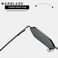 Nouveau petit Punk lunettes de soleil femmes hommes Vintage hexagone métal cadre lunettes de soleil à la mode marque de luxe concepteur lunettes de soleil femme UV400 4