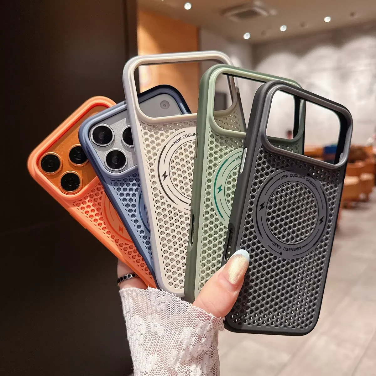 Advanced Magnetic Phone Case with Cooling Heat Dissipation and Breathable Back Cover