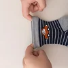 Children's car cartoon stripe pattern mid tube socks are comfortable, breathable, highly elastic, sweat absorbing, and odor resi 5