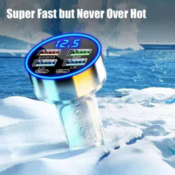 6-in-1 USB-C Car Charger 8