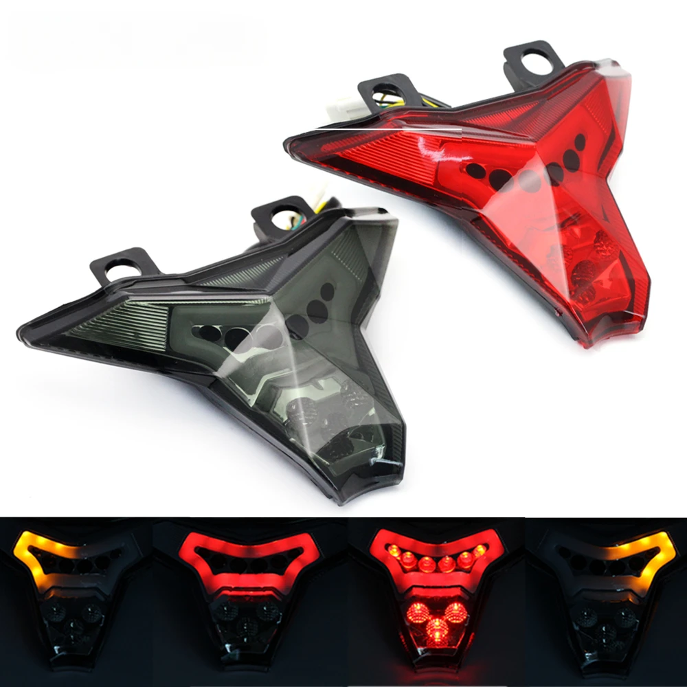 

LED Tail Light Turn Signal For KAWASAKI Z400 Z1000/R ZX6R ZX10R ZX-10RR NINJA 400 ZX 10R 6R Motorcycle Indicator Brake Lamp