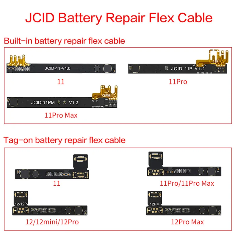 

JC V1S Battery Repair Board Flex for Phone 11-14 Promax Battery Pop Ups Widows Error Health Warning Removing Programmer