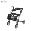 Heavy Duty Medical Aluminum Alloy Rehabilitation Therapy Rollator Walker for Disabled Elderly 3