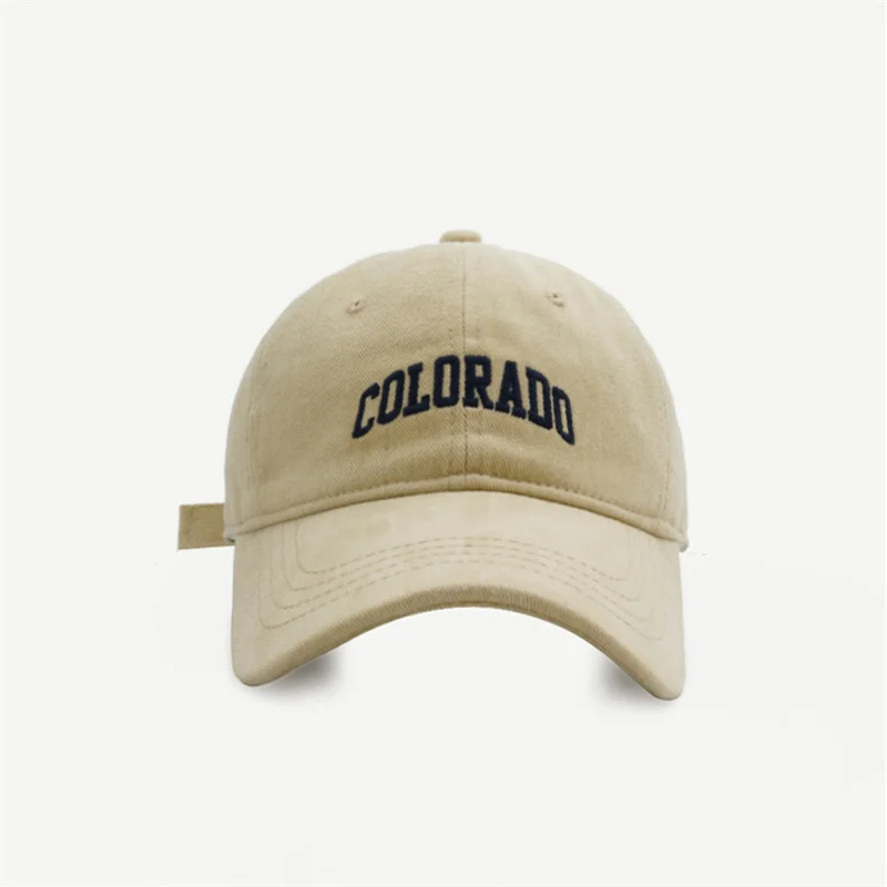 New COLORADO Embroidery Spring Women Lady Girls Baseball Hats All-match Autume Outdoor Boys Baseball Caps 2025 Unisex Travel Hat 5
