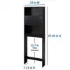 Over-The-Toilet Bathroom Space Saver Storage Cabinet, 3 Shelves, Espresso 2