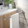 Bathroom Towel Bar Steel Simple Single Double Towel Rack Ebya Hot Sale Wall Mount Holder Durable Organizer Quality Tested 1