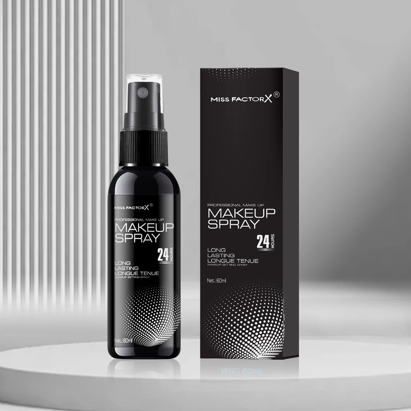 Makeup Setting Spray Black Polka Dot Setting Spray 60ml for Face