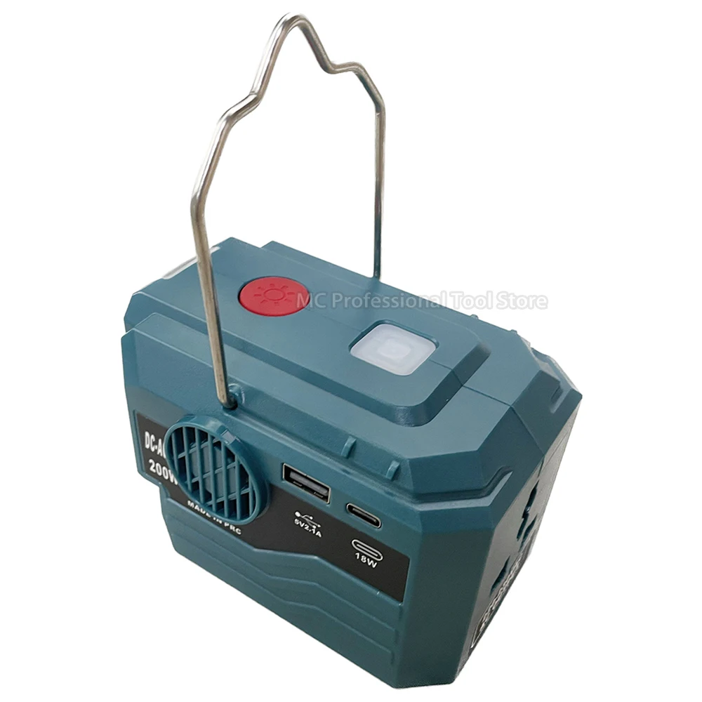 Power Inverter for Makita 18V Battery To 120V/220V AC Output Portable Modified S