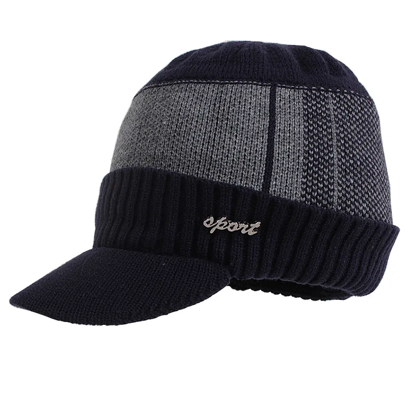 Hats For Skullies Beanie Winter Cap Men Women Wool Scarf Caps Set Balaclava Mask Gorras Bonnet Knitted Hat_voghion.com