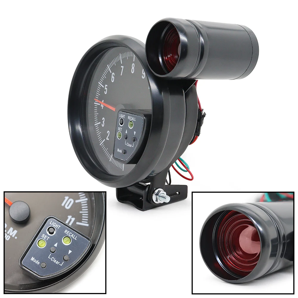 11000k 5インチrpmタコメーター,シフトライト付き,レーシング