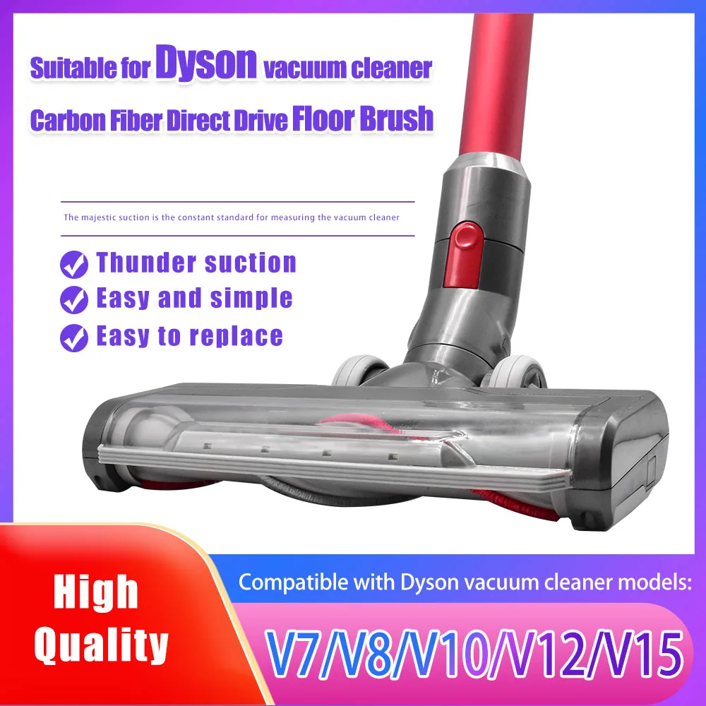 For Dyson Motorized Floor Brush Head Tool Carbon Fiber Carpet Direct