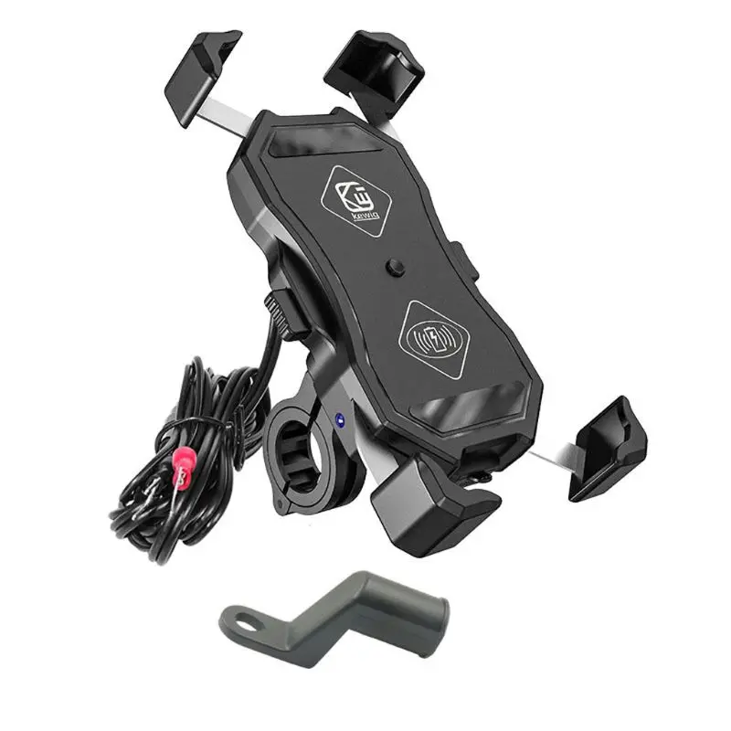 

Motorcycle Phone Holder with Wireless for Mobile Navigation Universal