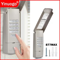 877MAX Wireless Keypad Keyless Garage Door Opener Entry System 376LM 377LM 877LM 971LM 977LM 878MAX Remote Control 1