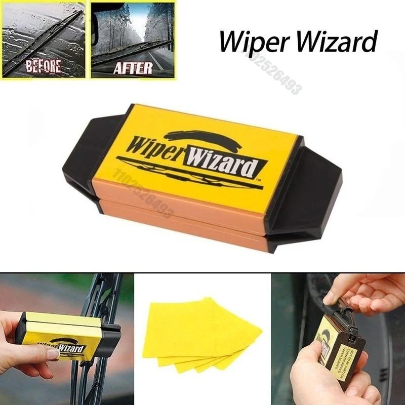 1pc Car Wiper Restorer Cleaning Wiper Guide Blade Repair Brush Automobile Parts Intelligent Maintenance