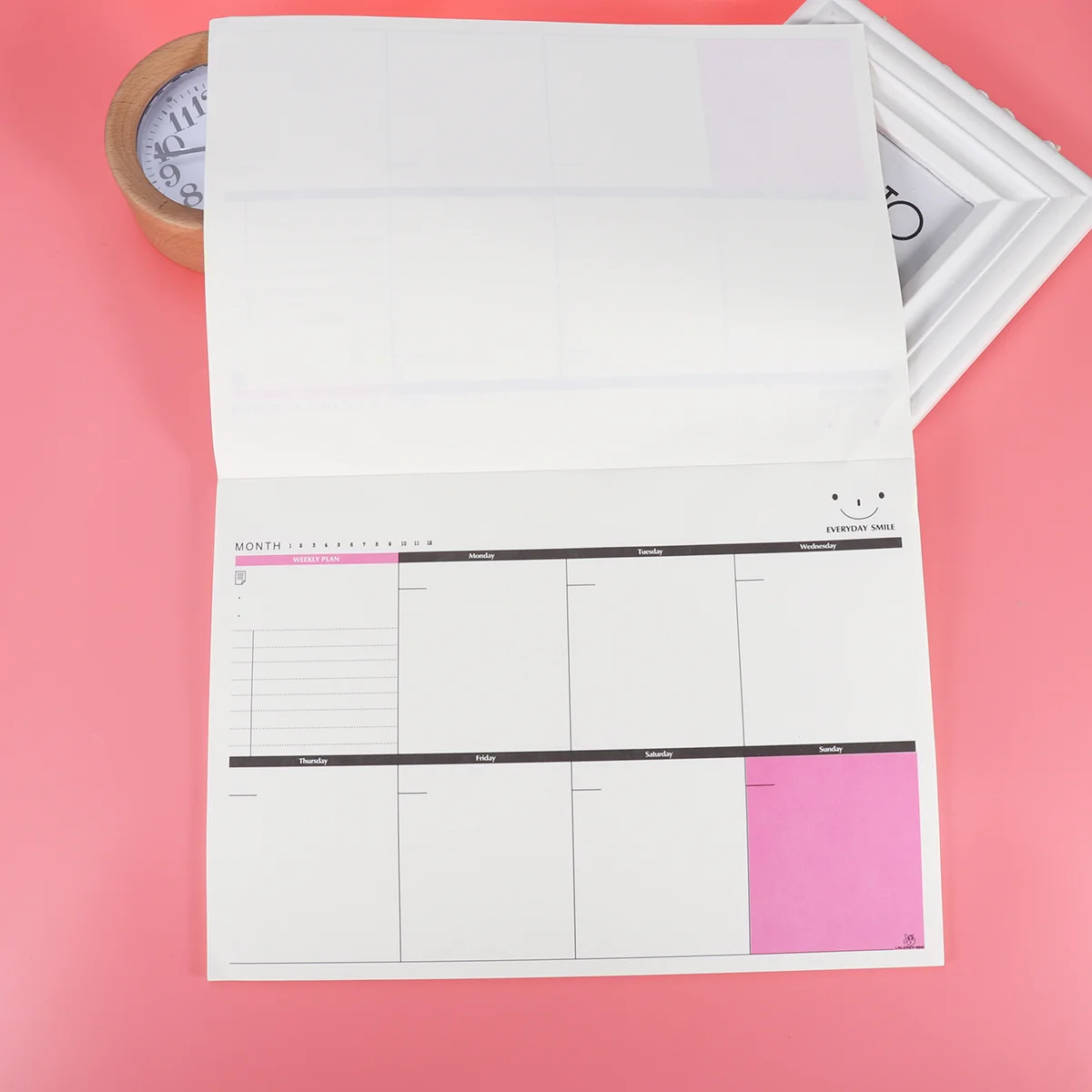 Desk Weekly Planner Daily Scheduler Office Supplies Notepad Desktop Work