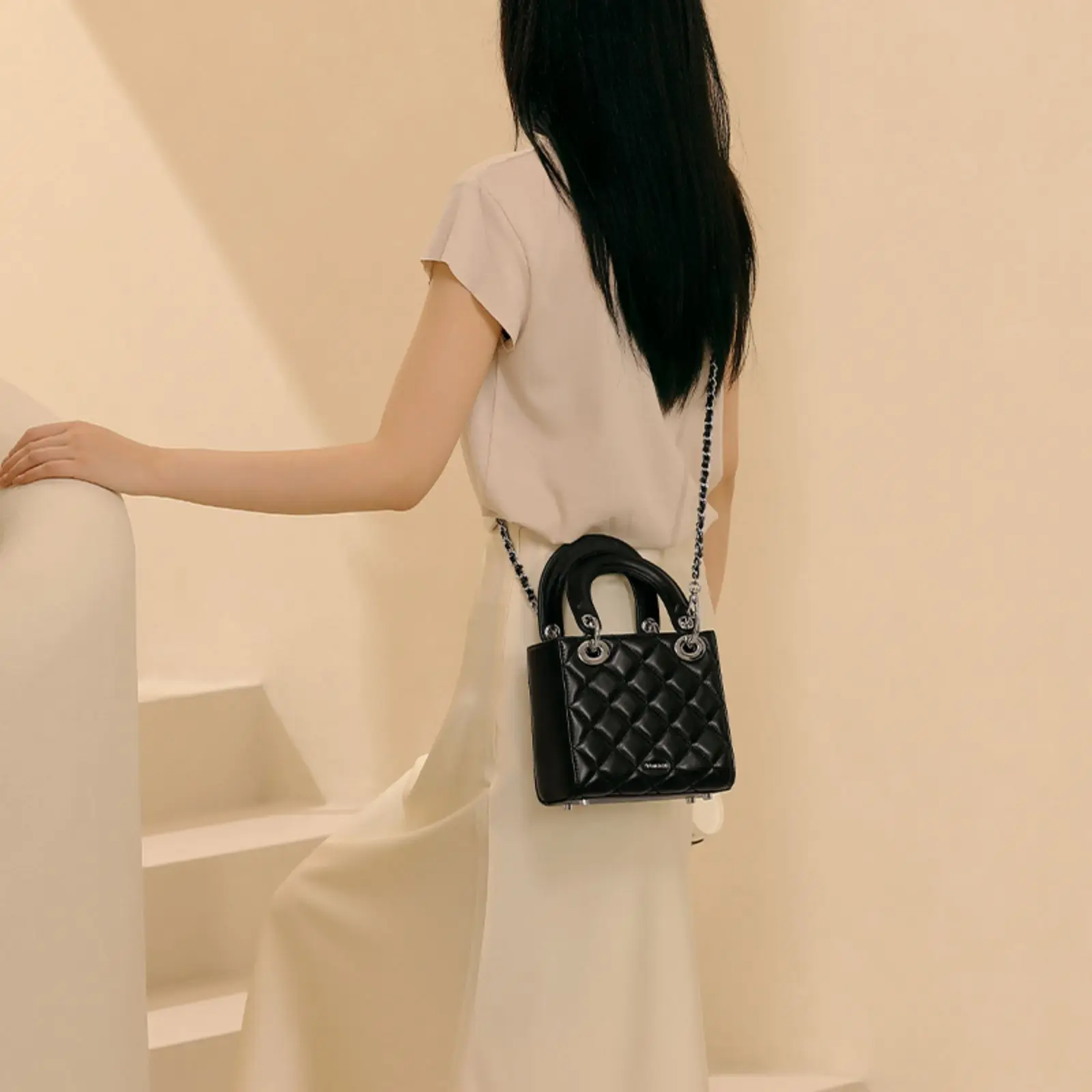 حقيبة يد نسائية صغيرة مبطنة من ITAMOOD، حقيبة يد ف...