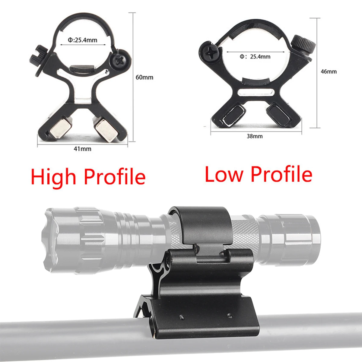 Flashlight Scope Mount Weapon Flashlight Mount Flashlight Mount