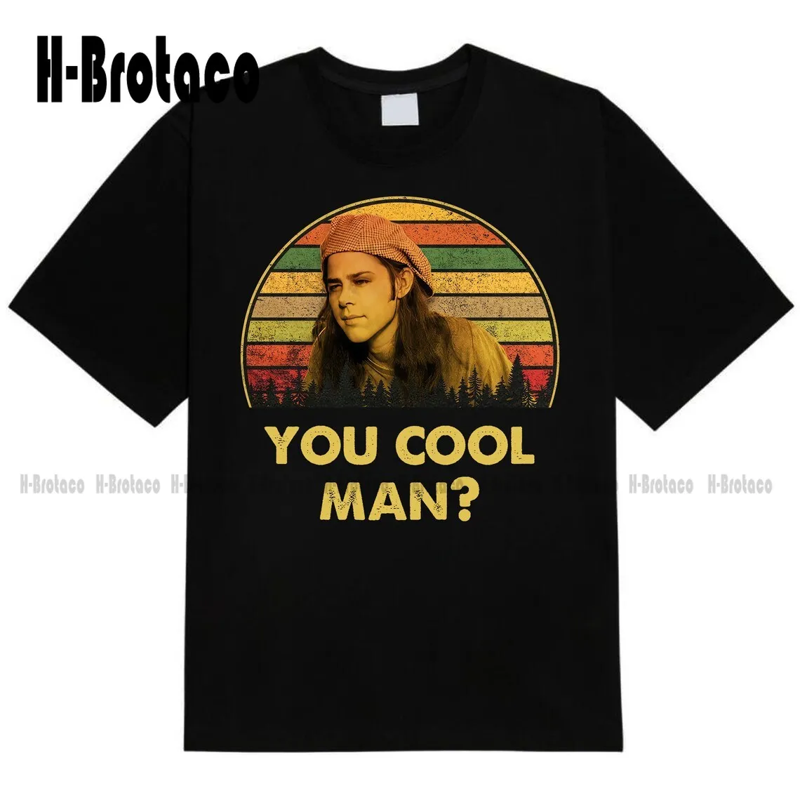 Camicia Dazed And Confused, Ron Slater You Cool Man Vintage T-Shirt, Citazione Di Film Maglietta Unisex Regalo Personalizzato Xs-5Xl T-Shirt Stampata