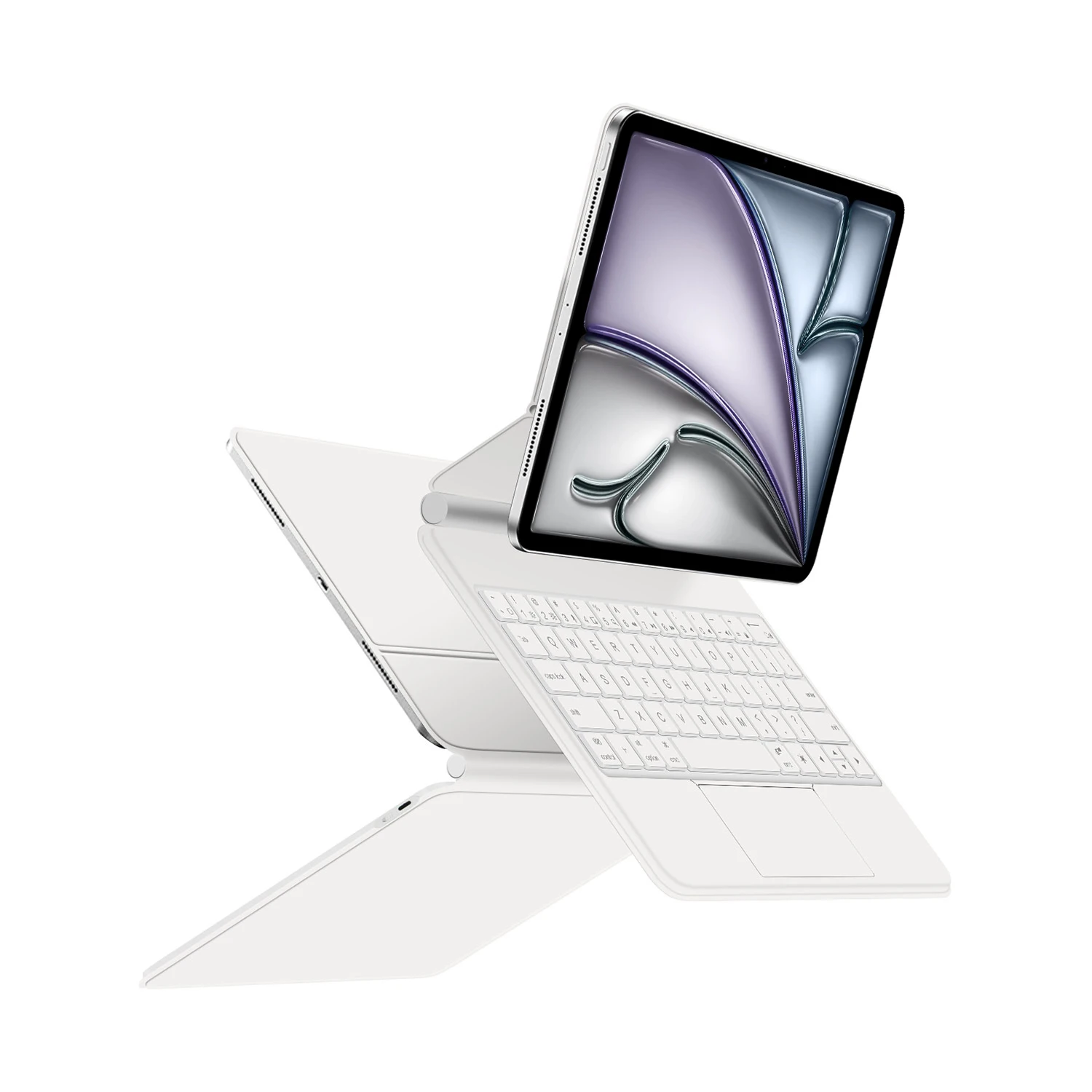 Magic Keyboard Case for iPad Air 13 inch M3 2025 M2 Pro 12.9 Smart