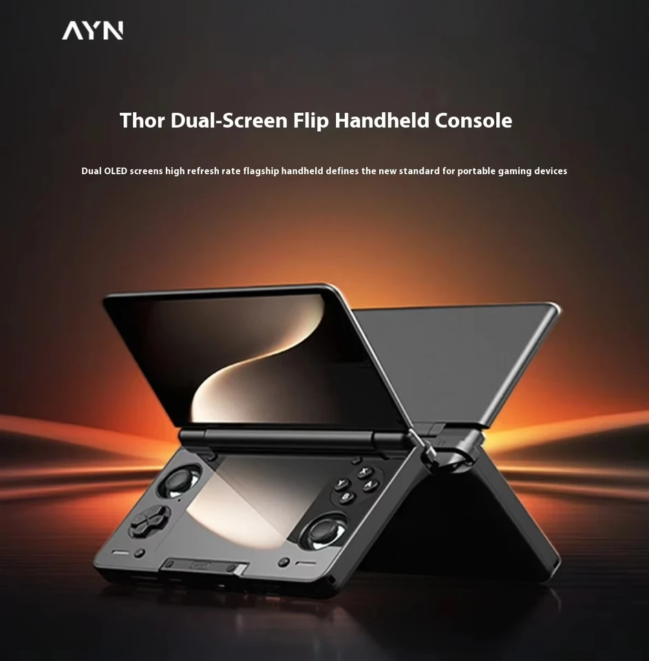 AYN Thor Pro 12＋256GB ブラック AYN Thor Dual Screen Gaming Handheld (Pre-sale) - 6'' OLED Display