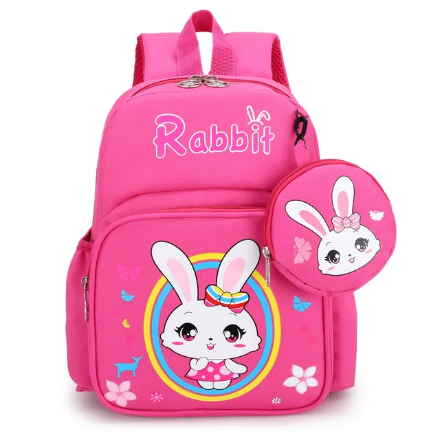 Fashion Children Dinosaur Rabbit Backpacks Comfortable Girl Boy Cute  Schoolbag Cartoon Kids Backpack with Wallet In Kindergarten - AliExpress