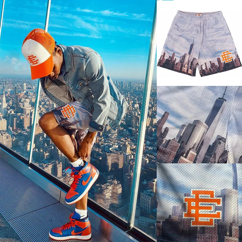 Description Picture 6 of itemEric Emanuel EE Basic Shorts NEW men's casual shorts fitness sports pants summer gym workout Men Women Classic GYM Mesh Shorts