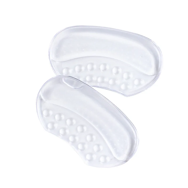 High heels silicone heel cushion half-size cushion heel post suitable for anti-friction foot anti-falling 2 pairs
