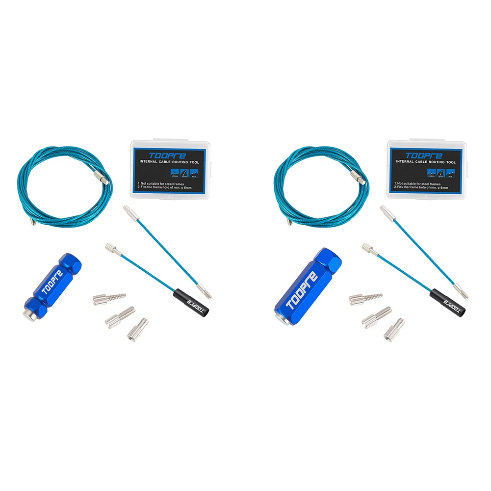 TOOPRE Bicycle Inner Cable Routing Guide Tools Set Internal Cable Routing Bike Tools Quick-release Bike Repair Kit Accessories