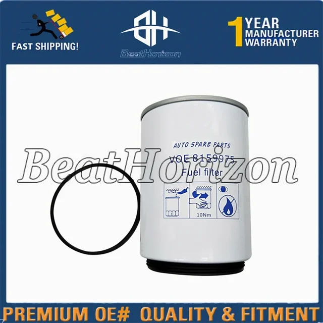 Spare Parts for Volvo Trucks VOE 8159975 Scania Trucks SCE 1393640 Fuel Filter