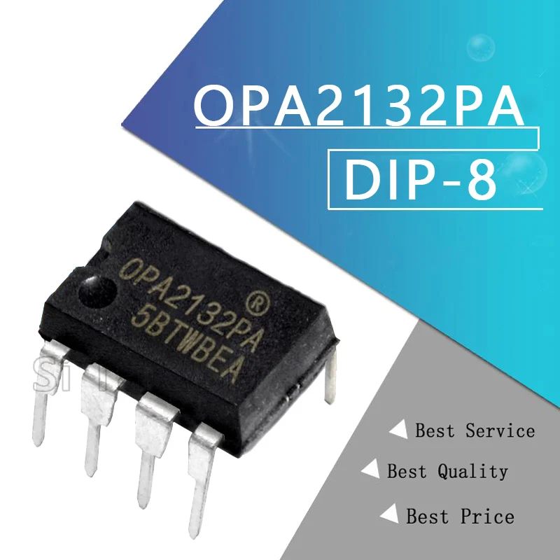 5 Piezas De Amplificadores Operacionales (Op-Amp) - Incluye OPA2132PA, OPA2134PA, OPA604AP, DIP-8, Para Proyectos De Audio O Electrónica