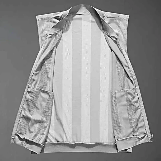 남성의 여름 스타일을 완성하는 통기성 조끼: 멀티 포켓이 있는 야외 활동에 이상적