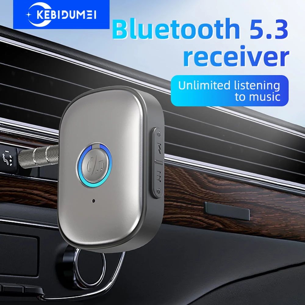 Bluetooth 5.3 Receiver 3.5mm AUX Bluetooth Audio Adapter Wireless Music Audio Adapter For Car Headset Speaker Receiver