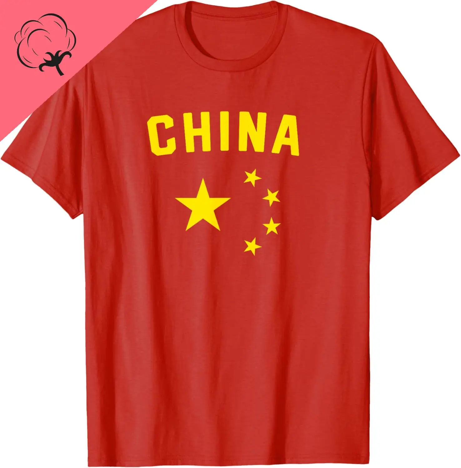 Ich liebe China, minimalistisches T-Shirt mit chinesischer Flagge, Vintage-Kleidung, atmungsaktives und bequemes Baumwoll-T-Shirt, anpassbare Camisas