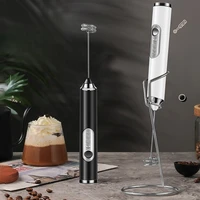 Egg Beater Handheld Electric Milk Frother Maker Drink Foamer Mixer Coffee Creamer Whisk Frothy Stirring Home Kitchen Gadgets