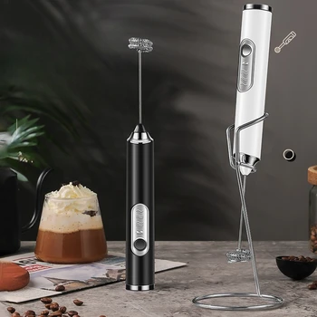 Frullino per le uova Montalatte elettrico portatile Creatore Schiuma per bevande Mixer Caffè Creamer Frusta Schiuma Mescolando Gadget da cucina per la casa 1