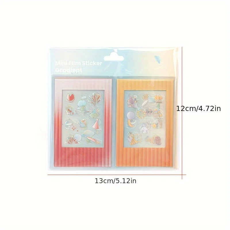 Photo Frame Stickers 30 Photo Frame Stickers Mini Photo Film Stickers Compatible Instax Mini 12/11/9/8/7S/70/50S/90 EVO Instant Film