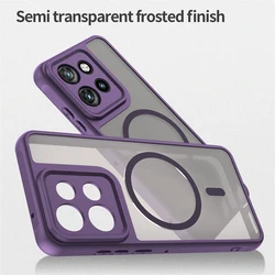 Semi - Transparent Frosted Matte Anti - Fingerprint Phone Case Cover - Motorola Edge 60 Neo (Purple)