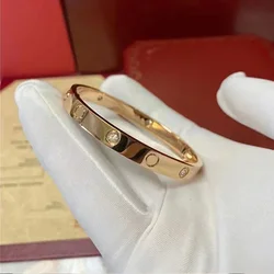 Luxury Designer Jewelry Fashion 316L Stainless Steel Bracelet Christmas Screwdriver Bangle Love Couple Screw Brand for Women