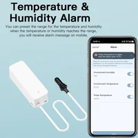 Tuya WiFi/Zigbee Temperature and Humidity Sensor With External Probe Smart Life APP Monitoring Remote Alarm For Aquarium Winery - Image 6
