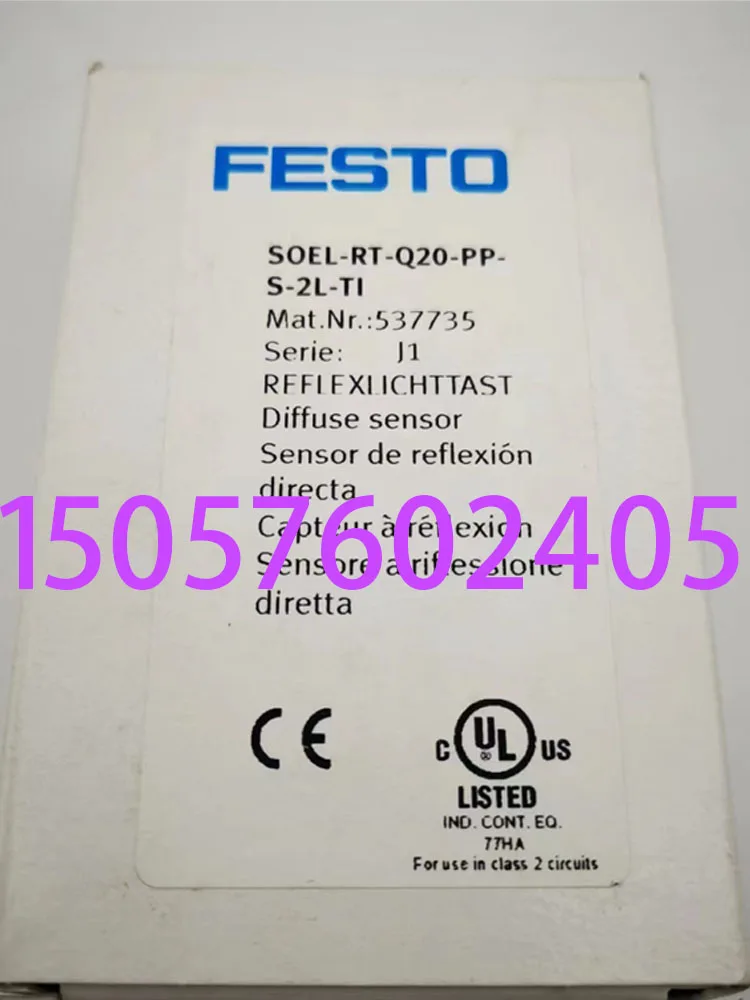 

Рассеянный светоотражающий датчик Festo FESTO SOEL-RT-Q20-PP-S-2L-TI 537735
