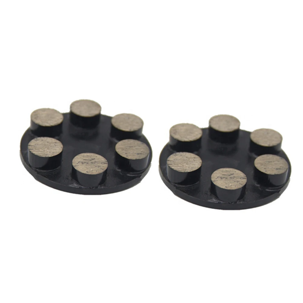 GD43 Six Round Grinding Bars Diamond Husqvarna Floor Pads Metal Bond Concrete Grinding Disk for Husqvarna Grinder Tools 9PCS