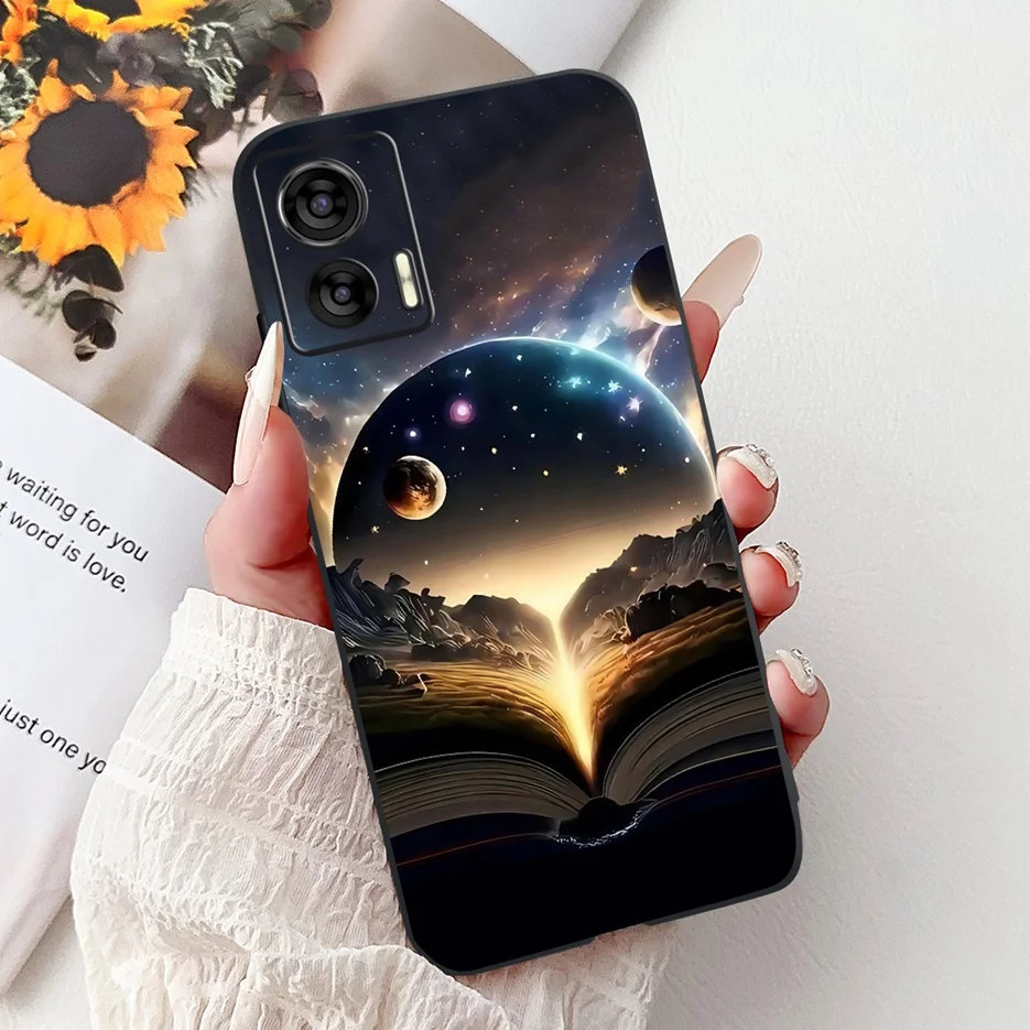 Cute Painted Shockproof Phone Case for Motorola Edge 30 Neo - Soft Protective Cover