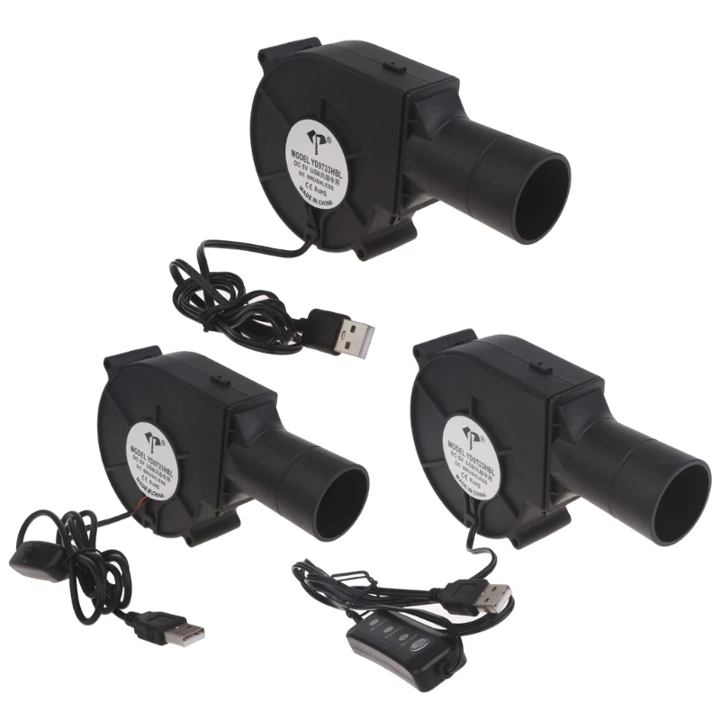 

USB Powered Air Blower with Adjustable Wind Speed for Indoor and Outdoor Use F1CD