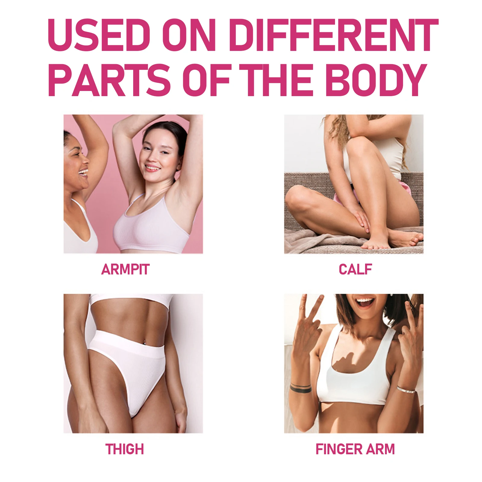 Women's Depilatory Cream: Deep Body Hair Removal, Painless Hair Removal, Hair Growth Inhibitor, Moisturizing and Smoothing