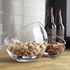 Creativity Glass Storage Jar Transparent Bevel Without Cover Living Room Desktop Snack Organizer Bedroom Jewelry Modern Jars 4