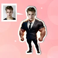 Customizable muscle plush pillows with personalized photos as intimate gifts, perfect for sofas, holidays, lovers 1