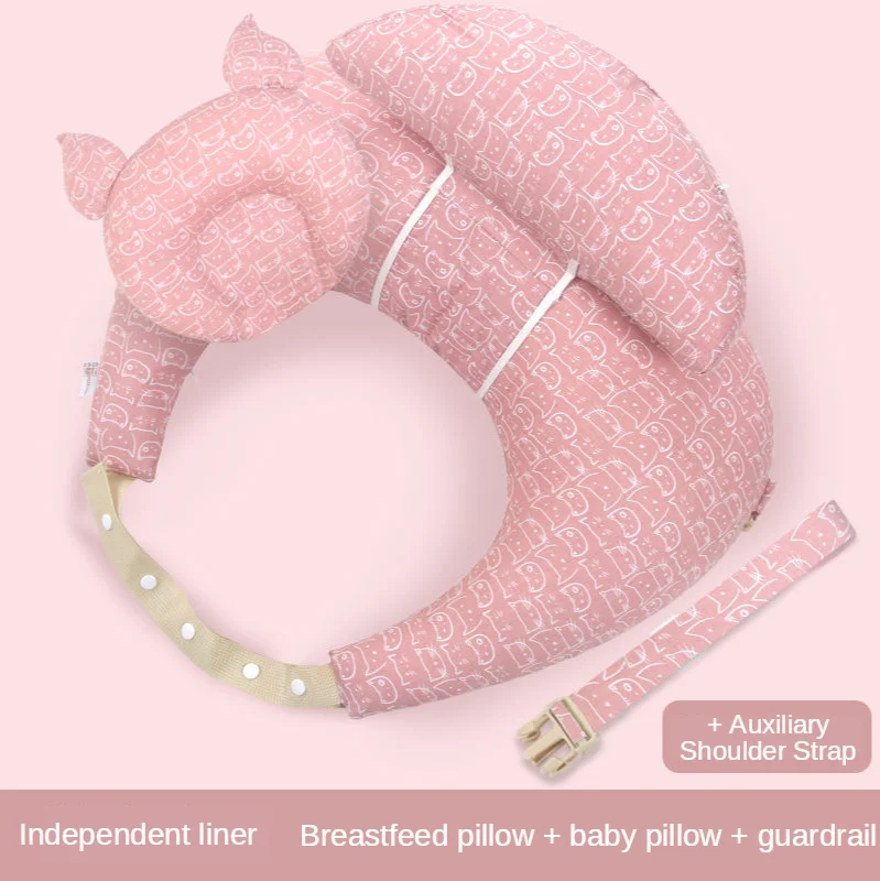 Adjustable Nursing Pillow Multifunction Baby Maternity Breastfeeding Cushion Infant Newborn Feeding Layered Washable Oreiller 4