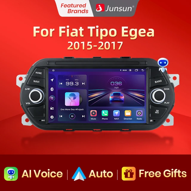 Junsun Android Auto Radio for Fiat Tipo Egea 2015-2017 Carplay 4G